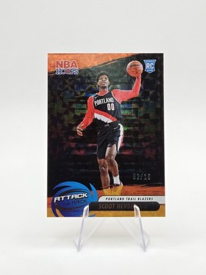 Scoot Henderson 2023-24 Hoops RC Attack the Rack Hyper Gold SP #/10 #4