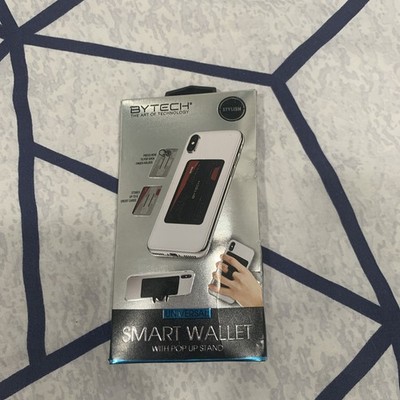 Bytech Universal Smart Wallet With Pop Up Stand- black 