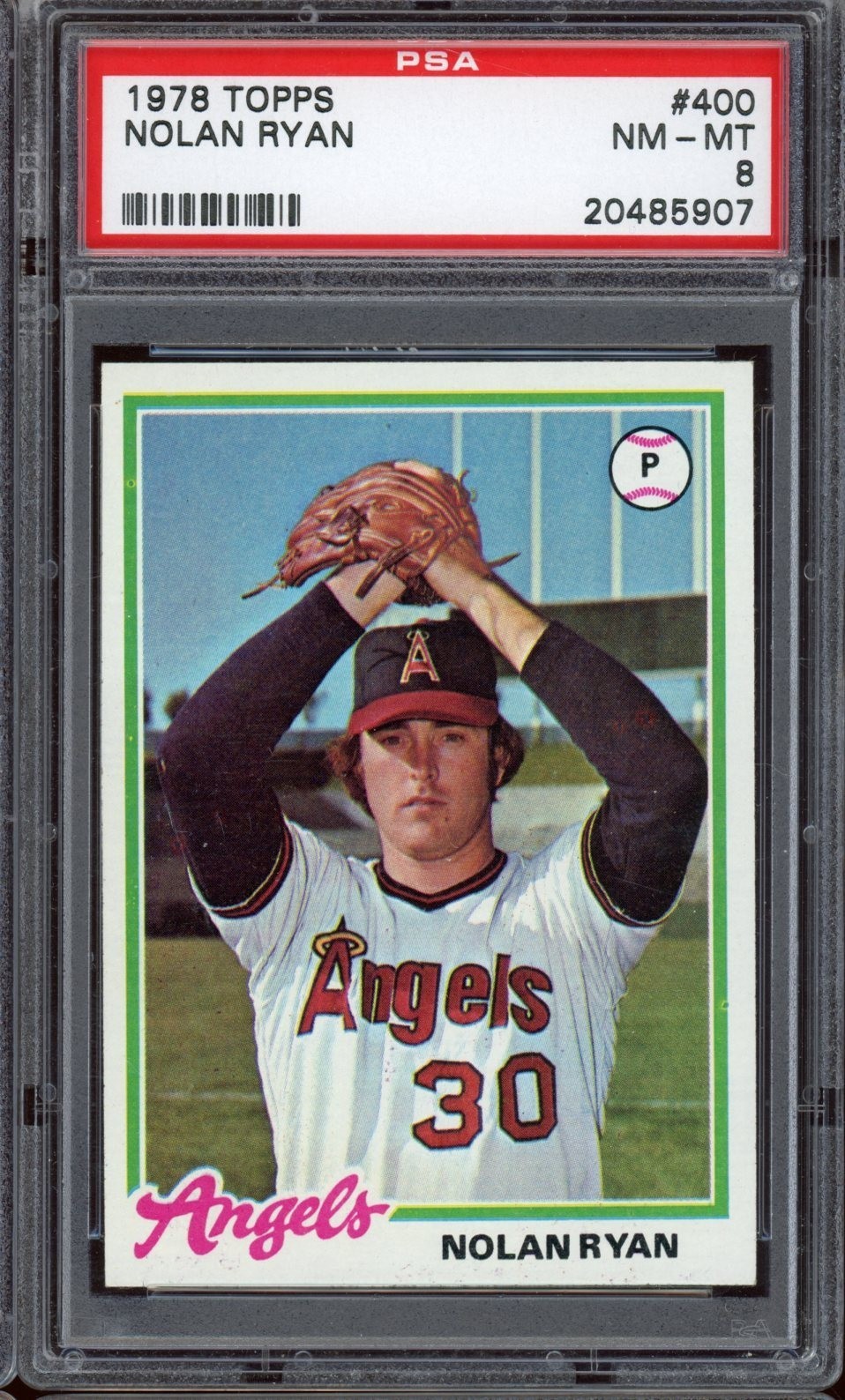 1978 Topps Baseball #400 Nolan Ryan PSA 8