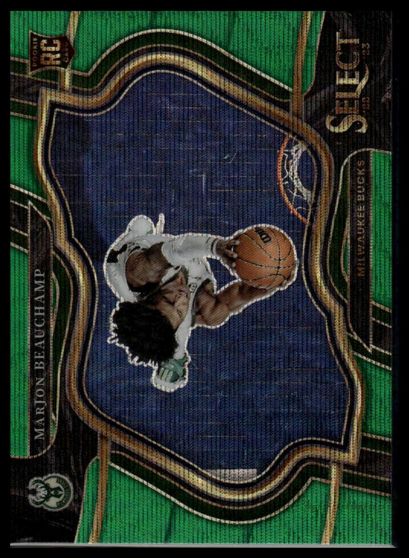 2022-23 Panini Select #283 MarJon Beauchamp Green Wave Prizms #/50