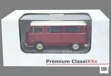 1/43 VW T2 Bus Red/White Premium ClassiXXs Model Diecast Model Car Japan