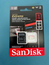 SanDisk Extreme microSDXC 1TB Memory Card A2 V30 U3 4K UHD High Speed