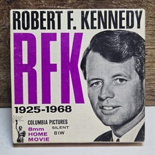 RFK Robert F Kennedy 1925 - 1968, 8 MM Home Movie Film Columbia Pictures
