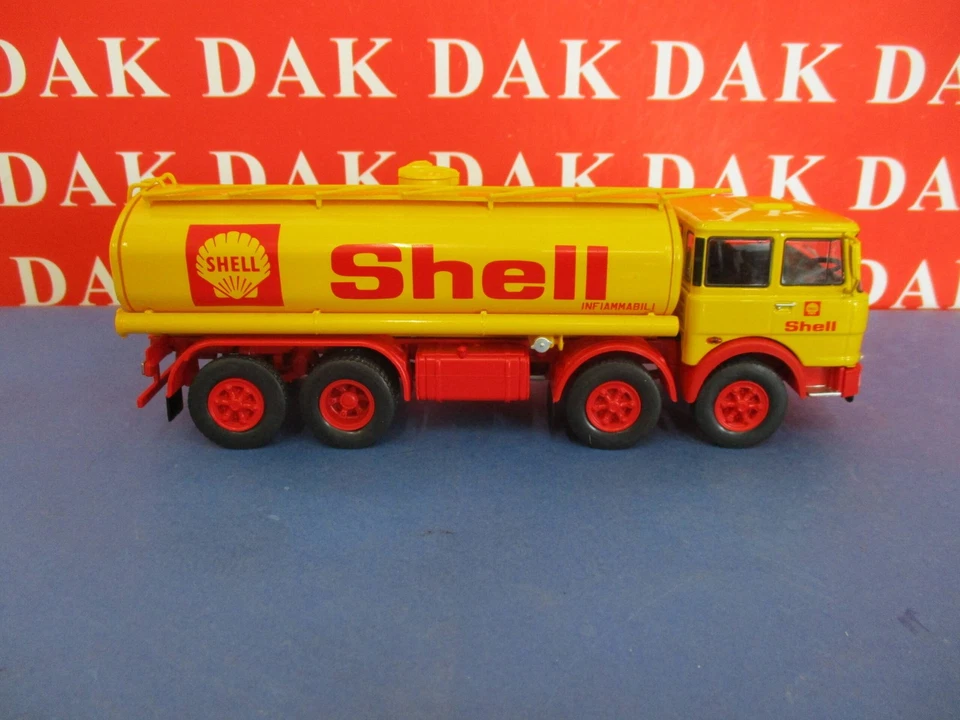 Die cast 1/43 Modellino Camion Truck Fiat 691 N Cisterna Shell 1970 - Immagine 4 di 4