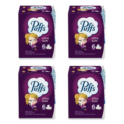 Procter & Gamble 35554_40 Ultra Soft Facial Tissue 2-ply White 124 Sheets