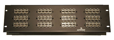 LEVITON Telcom Cat 49235B48 49235-B48 Infotap Patch Panel 48 Port 8P8C Keyed 