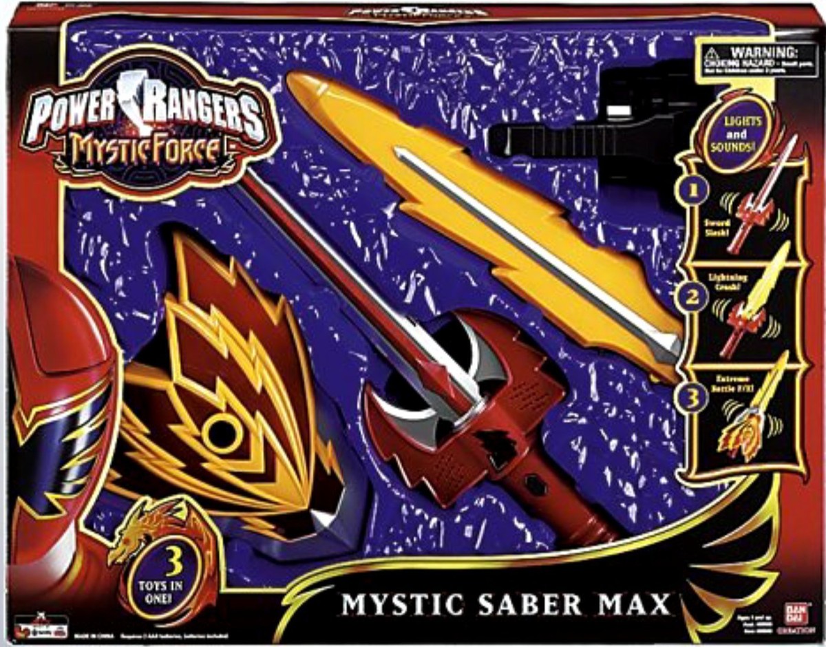 Power Rangers Mystic Force Mystic Electronic Saber Max New