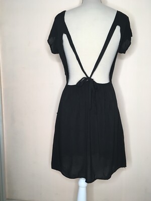 navy blue dress for baby girl AE Gingham Tie-Back Mini Dress main image 1
