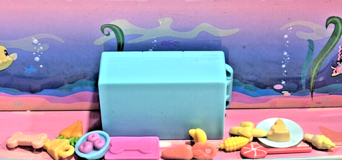 LITTLEST PET SHOP AUTHENTIC BLUE LOCKER AND FOOD ACCESSORIES - Picture 4 of 4