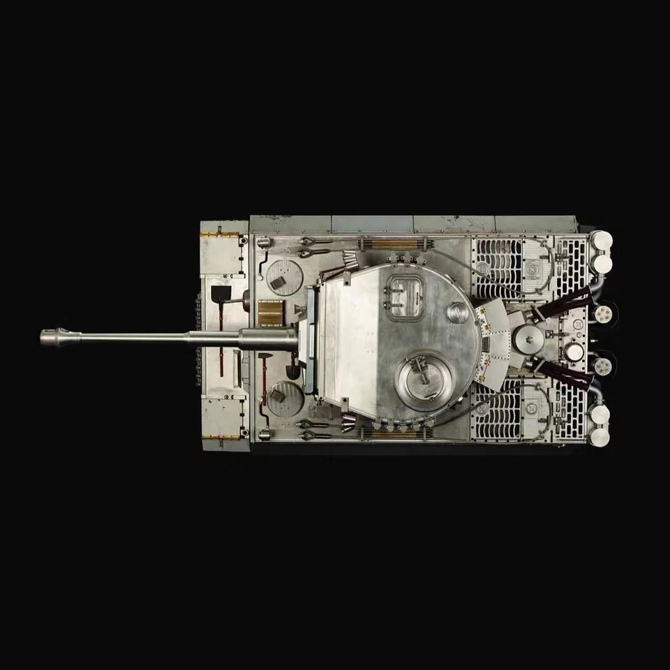 Henglong 1/6 2.4G 100% Metal German Tiger I RTR RC BB IR Tank 3818 Barrel Recoil - Image 4 of 4