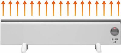 Glen Freestanding Wall Mountable White Electric Convector Skirting Heater  500W 5011139067289 | eBay