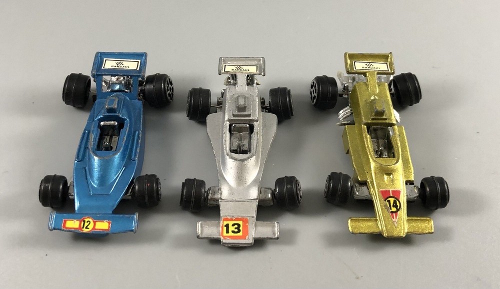 Vintage TinToys  Diecast WT Sports Race Car Lot Of 3 Toys Hong Kong Ferrari Bd1