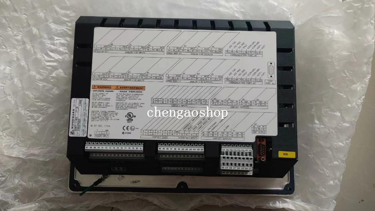 1PCS USED Woodward 9907-1183 505 controller by Fedex or DHL