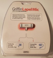 Griffin 0404-lap Lapel Mic - Multipurpose Stereo Microphone Sku#1340814