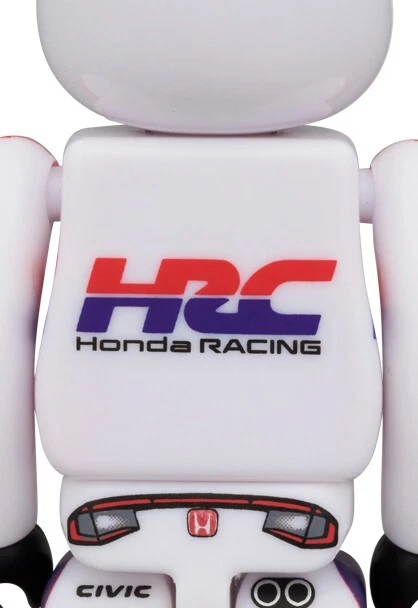 MEDICOM TOY BE@RBRICK Honda Racing eMS 2 шт. набор 100% Civic Type R HRCeMS ЯПОНИЯ - Изображение 4 из 4