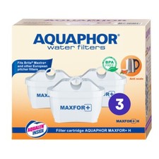 3x ORIGINAL AQUAPHOR Wasserfilter MAXFOR+H für hartes Wasser, EXTRA KALKSCHUTZ