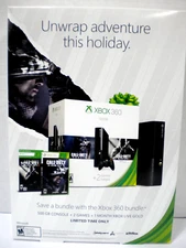 Xbox 360 Call of Duty Ghosts Black Ops II Game Store Promo Display Big Box Sign