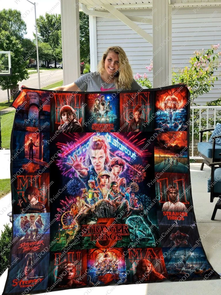 Stranger Things Version Quilt Blanket, Gift For Fans
