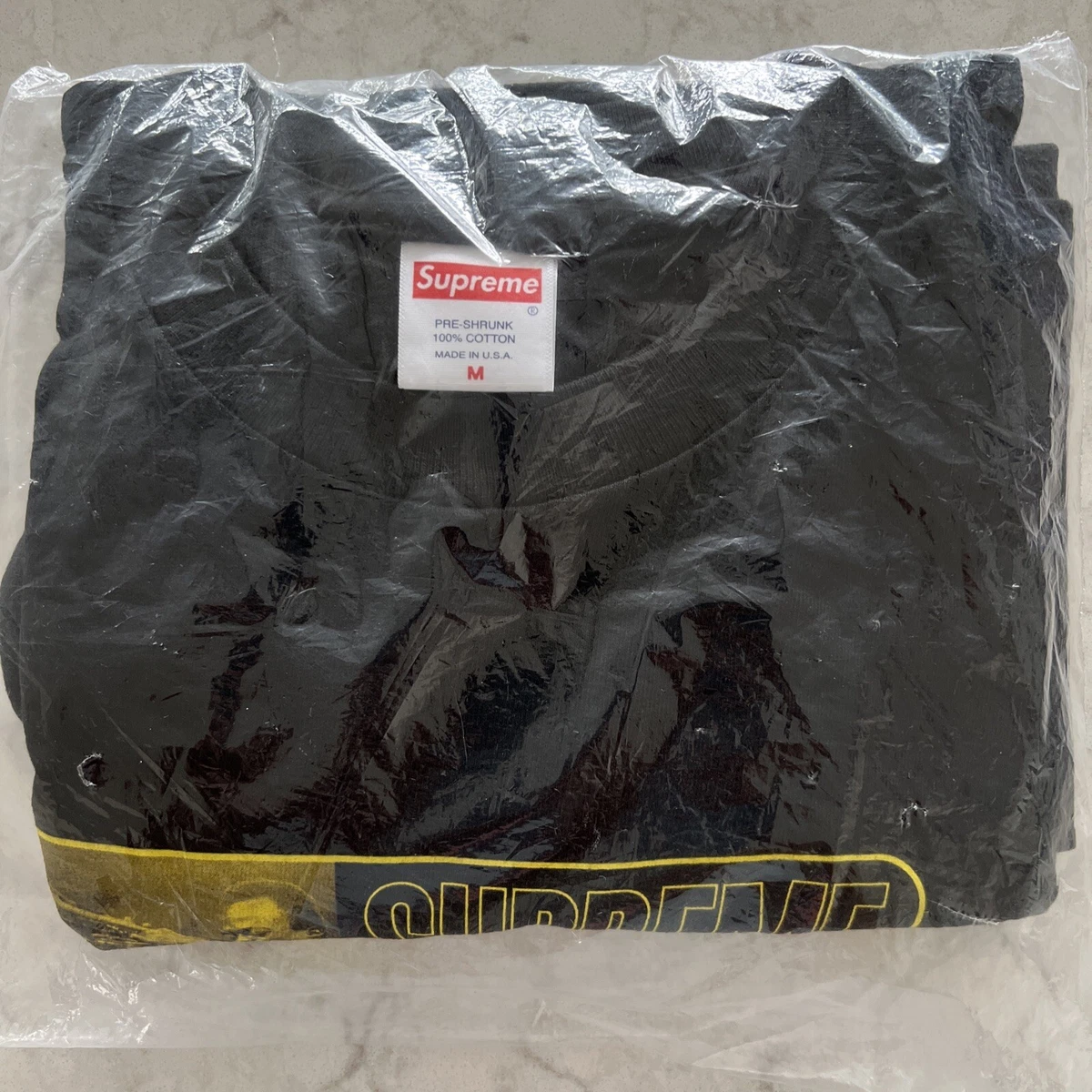 Supreme Miles Davis Tee T-Shirt Size Medium Black SS21 New Sealed Tags Ships Now