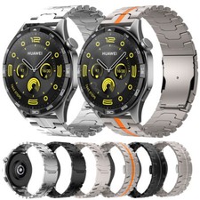 Stainless Steel Metal Strap Watch Band For Amazfit GTR 4 3 2 2E/GTR 2 47mm/Bip 5