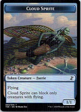 Cloud Sprite Token Magic The Gathering Time Spiral Remastered Light Play 