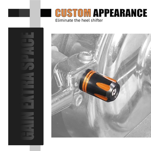 NICECNC Outside Heel Shifter Shaft Cover Cap For Harley Road King FLHR 2017-2022 - Picture 5 of 12