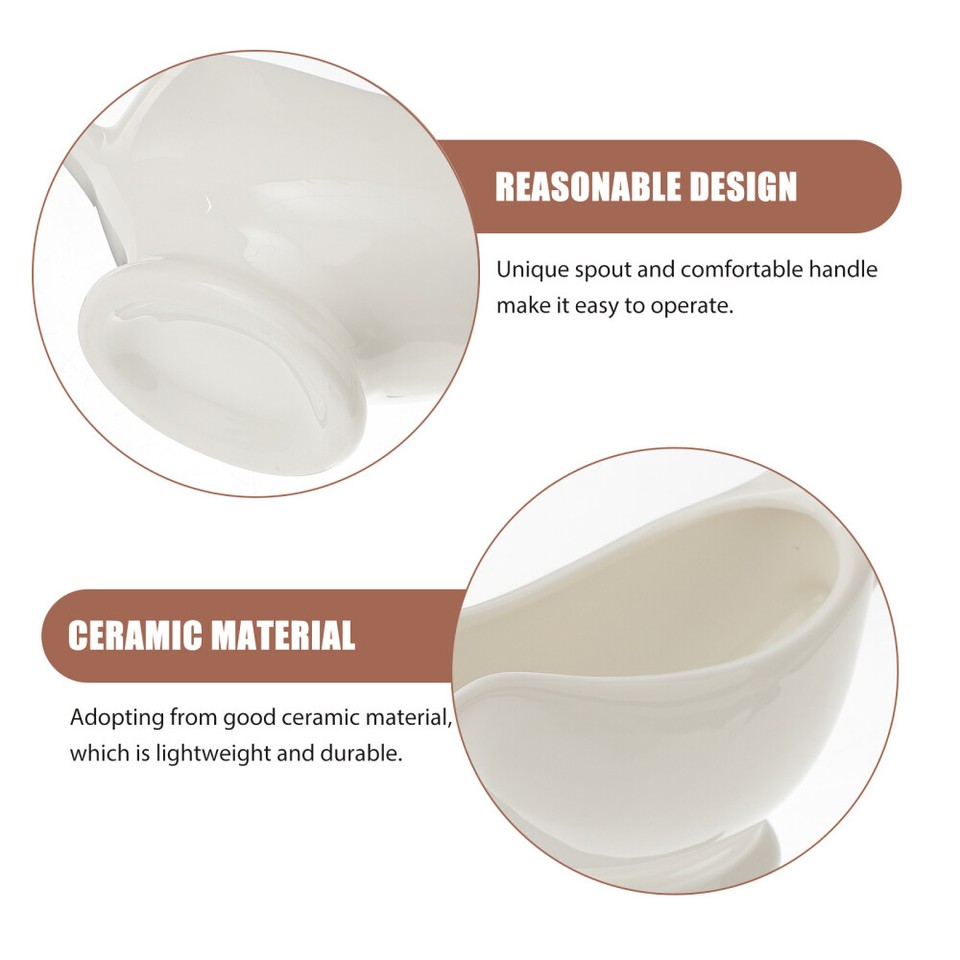 Gravy Pourer Syrup Pour Jug Ketchup Side Dish Coffee Creamer Pourer eBay