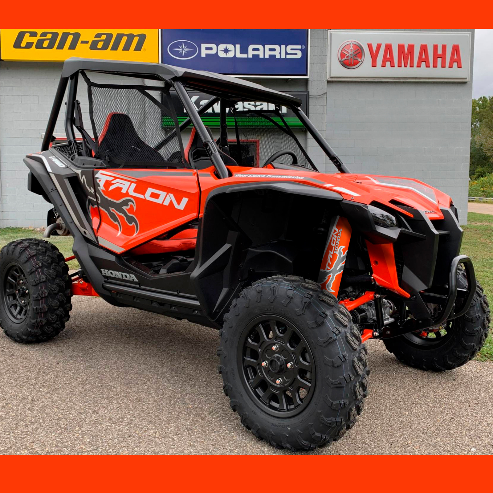 Orange & Grey Shock Protector Covers for Honda SXS TALON 1000R 1000X (Set of 4) eBay