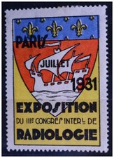 TIMBRE EXPOSITION PARIS RADIOL…