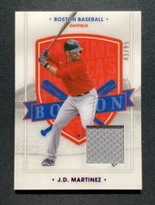 2021 Panini Chronicles America's Pastime Swatches Blue /99 JD Martinez #82