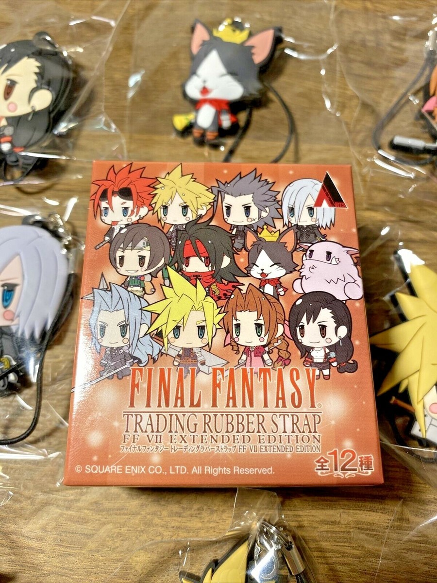 Final Fantasy VII 7 - Various Trading Rubber Strap Keychain Key