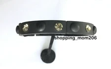 Lia Sophia "Hardware" Matte Hematite Tone w/Cut Crystals Bracelet