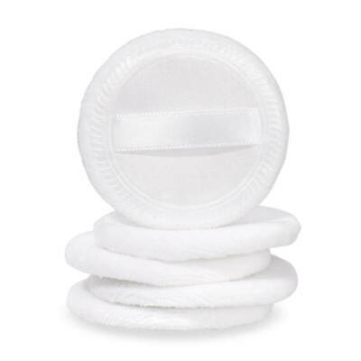 5er Pack Weiche Baumwolle Rund Kosmetik Finish Gesicht Körper Puderquaste 2,3 Zoll