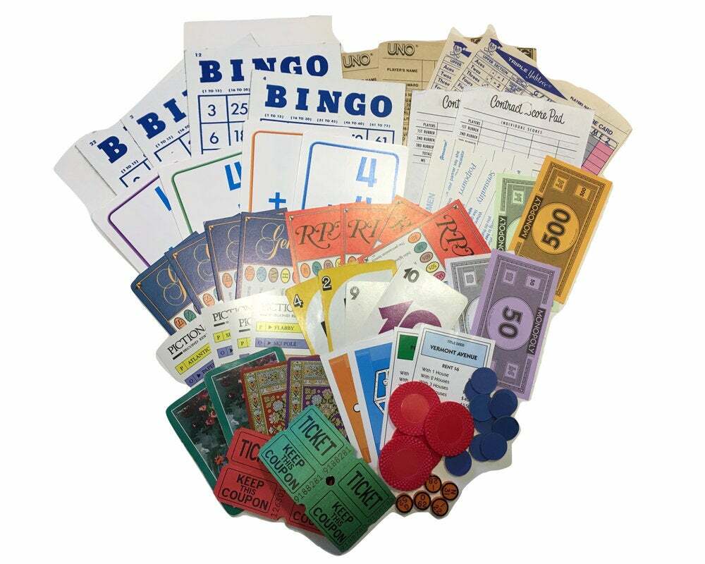 Assorted Game Card Pieces Crafts Junk Journal Ephemera Lot 72 Pcs mq eBay