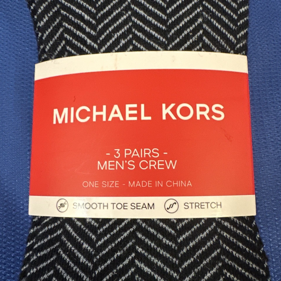 Calcetines de vestir Michael Kors para hombre - 3 pares talla - EE. UU. 7-12 NUEVOS CON ETIQUETAS Foto 4 de 4