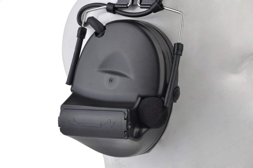 ArmorMason Electronic Hearing Protection Earmuffs - Communication Headset Style Similar To Peltor Comtac