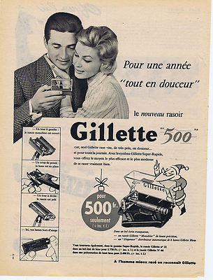 ANCIEN RASOIR GILLETTE avec une trousse de toilette EUR 35,00 - PicClick FR