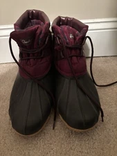 Skechers Maroon Duck Boots