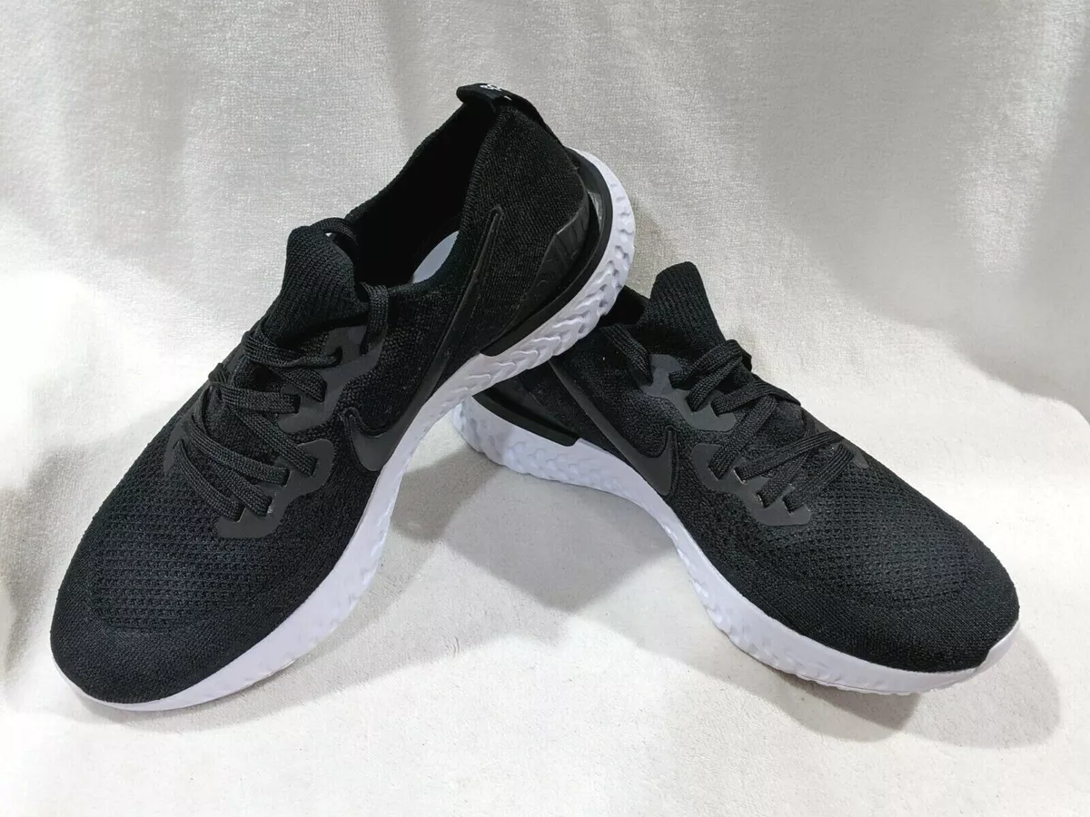 Nike Epic React Flyknit 2 Black White Men s Running Shoes Assorted Sizes NWB