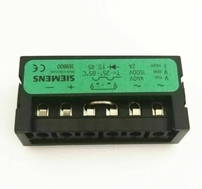 Modulo Raddrizzatore Per Freno Siemens 169800 - Nuovo, Ricambio Originale