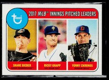 2018 Topps Heritage Minor League #197 Yonny Chirinos / Knapp / Shane Bieber