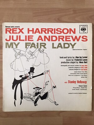 Rex Harrison Julie Andrews My Fair Lady CBS 12  Vinyl Album LP
