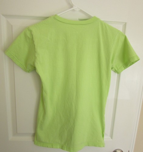 VTG DISNEY STORE 'TINKERBELL' SMALL GREEN T-SHIRT - Picture 2 of 4