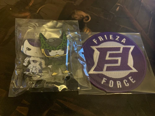 Funko Pop Pin Set PERFECT CELL + FRIEZA GS Exclusive Dragon Ball Z And Patch