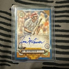 2022 Topps Gypsy Queen - Gypsy Queen Autographs Blue #GQA-TM Tim McCarver /150