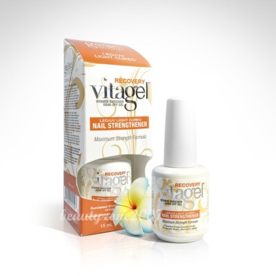 Nail Harmony Gelish Vitagel Nail Polish Recovery LED UV light Cured 0.5 fl oz