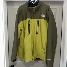 Nice The North Face TNF Apex Jacket Men's XL Green/Gray  Full Zip Coat w/hood