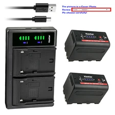 Kastar F780 EXP Battery LTD2 USB Charger for Sony CCD-TRV72 CCD-TRV720 CCD-TRV75