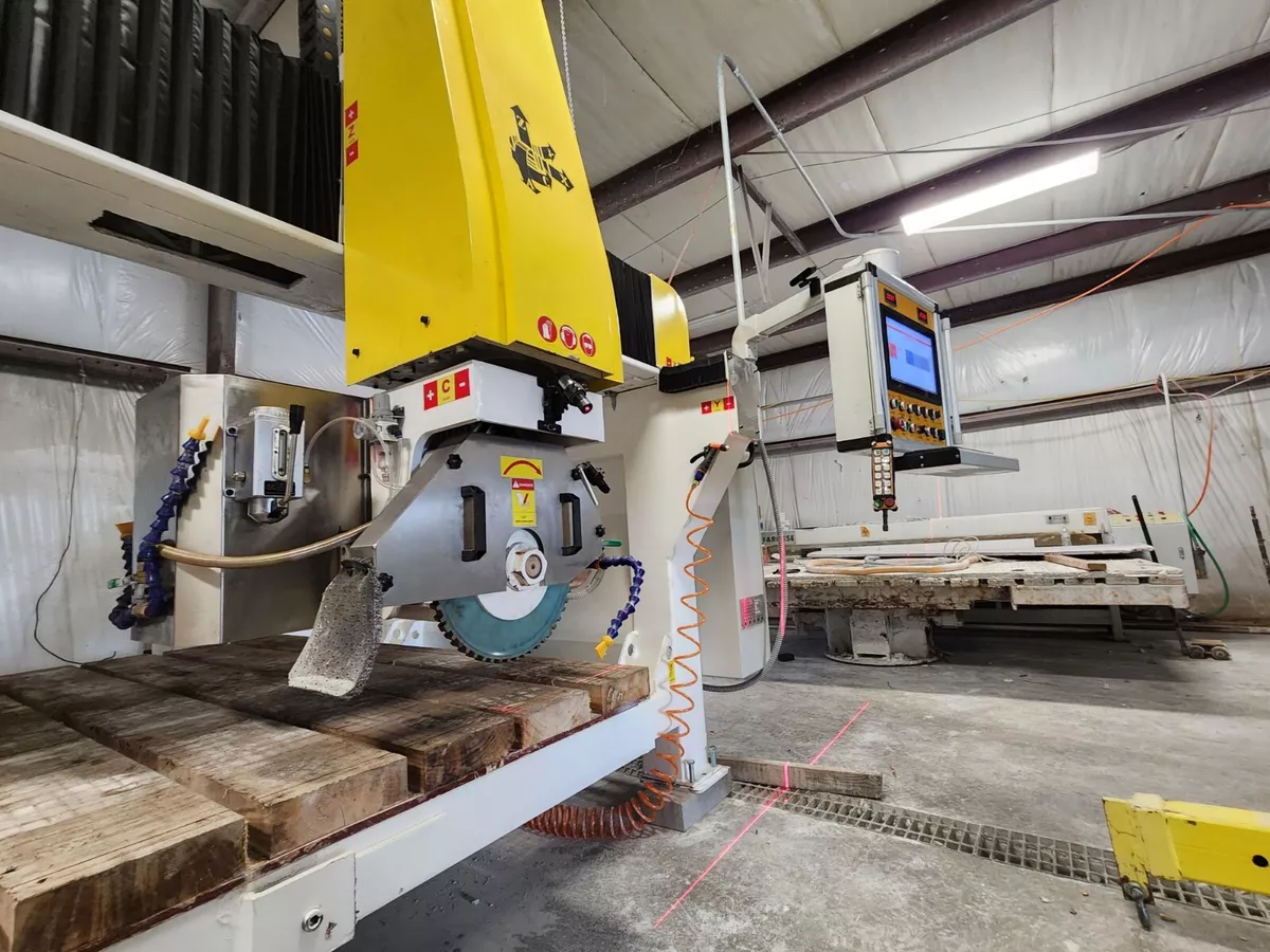 Granite Marble CNC 5 Axis Bridge Saw With Shipping Install Training 53k