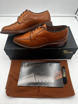 Allen Edmonds Men Size 6 D Light Brown Leather Dress Shoes With Replacement  Box | eBay